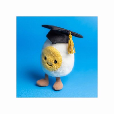 Jellycat Boiled Egg Graduation UK | 59708DBRU